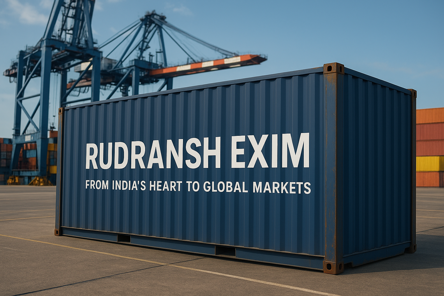 rudransh exim container image